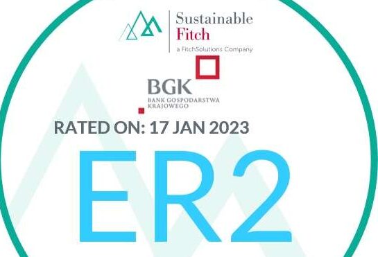 Sustainable Fitch: rating na poziomie „2” dla BGK